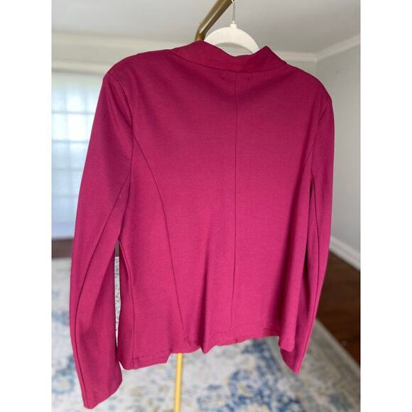 Simply Styled Berry Blazer Feminine Polished Business Professional Autumn Winter - Picture 3 of 8